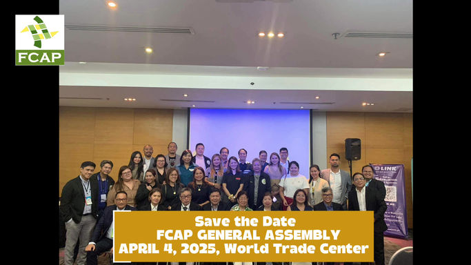 Save the Date FCAP GENERAL ASSEMBLY 2025